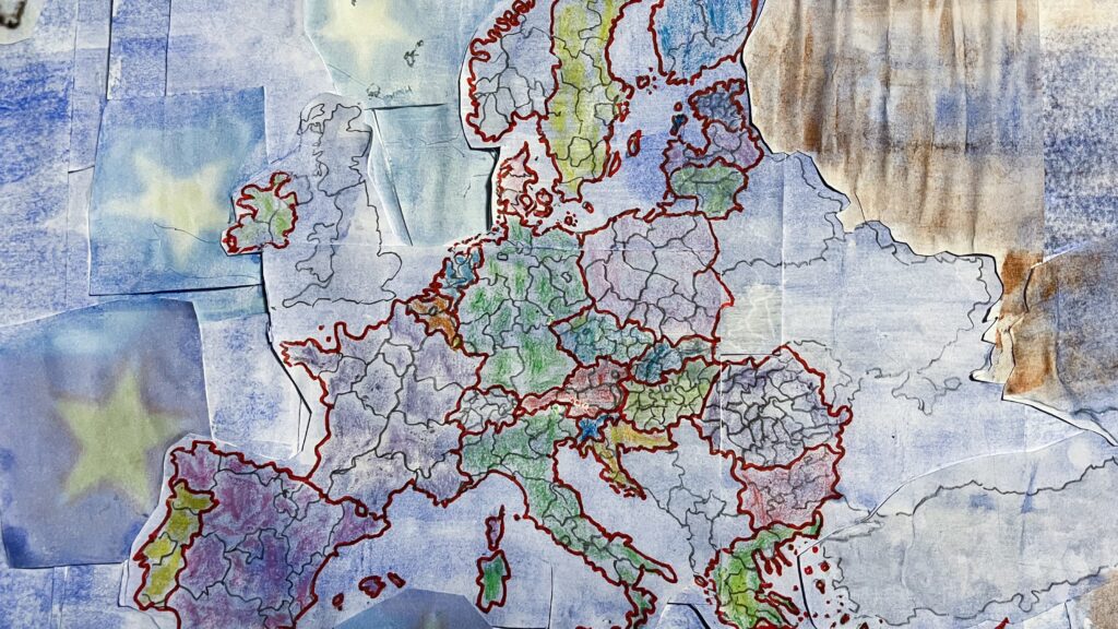 Europäische Union Handzeichnung